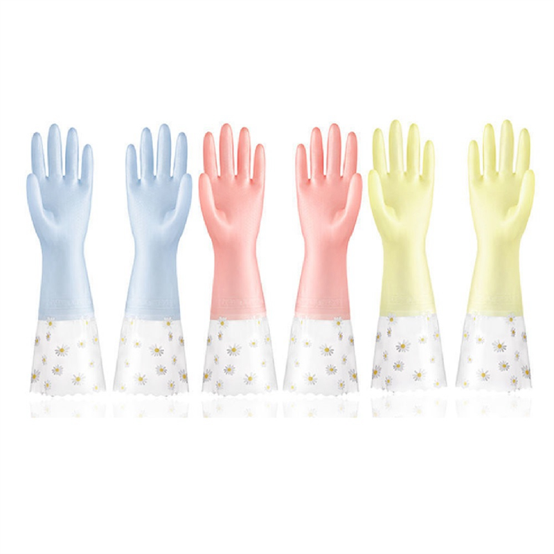 Rubber Glove Cleaning - قفازات تنظيف الأطباق 3 أزواج -