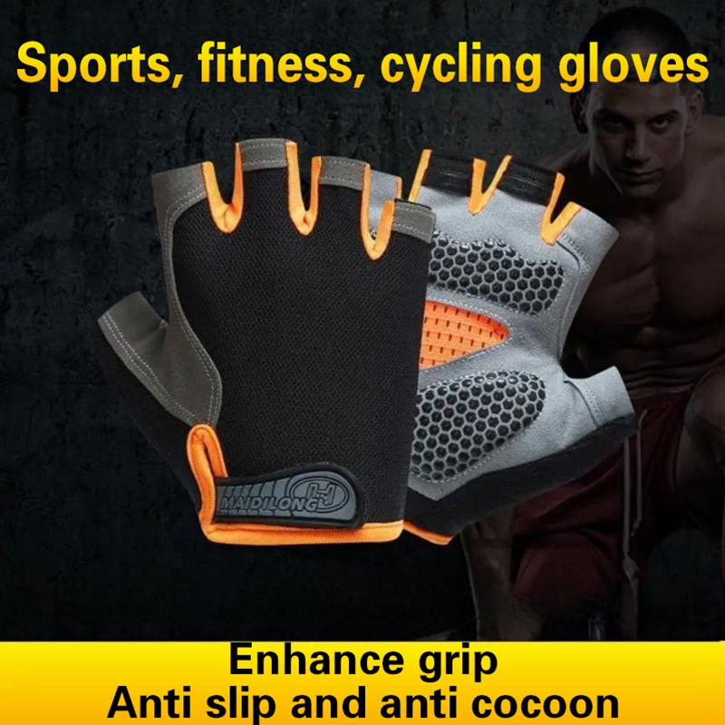 Fingerless Glove Knit - قفازات ركوب الدراجات نصف الأصابع بالجملة