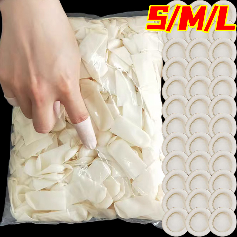 Rubber Glove Cleaning - 50-200 قطعة غطاء أصابع عدم الانزلاق