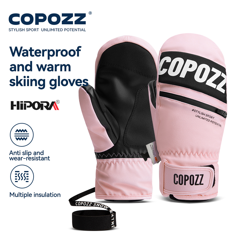 Ski Glove Waterproof - قفازات COPOZZ 3M Thinsulate للتزلج للنساء