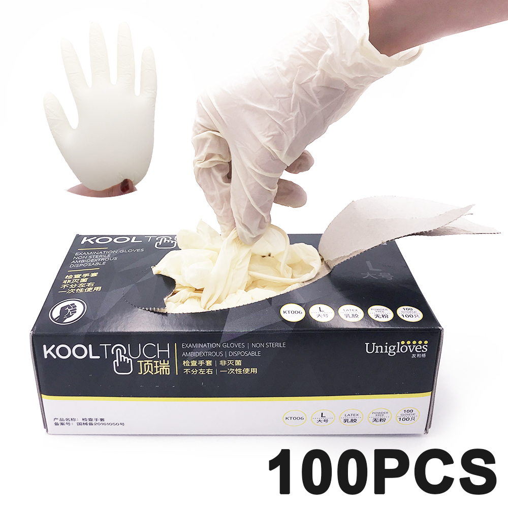 Exam Glove Nitrile - 100 قطعة النتريل المتاح قفازات اللمس