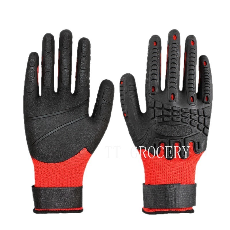 Work Glove Impact - TPE المضادة للتصادم تأثير مقاومة قفازات