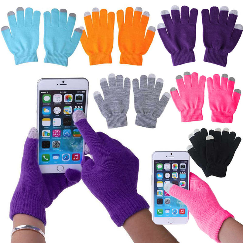 Touchscreen Glove Capacitive - قفازات شتوية دافئة للجنسين متوافقة مع