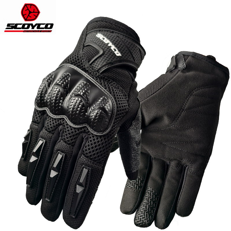 Motorcycle Glove Knuckle - Scoyco قفازات ركوب الدراجات النارية شاشة