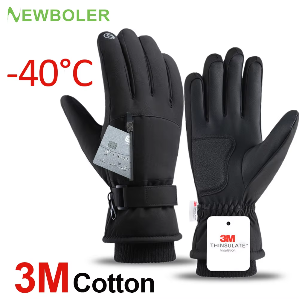 Ski Glove Waterproof - الرجال الشتاء مقاوم للماء قفازات ركوب