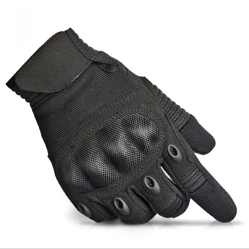 Motorcycle Glove Knuckle - سوبر الألياف الرجال قفازات التكتيكية حماية