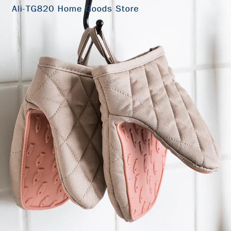 Oven Mitt Silicone - قفازات فرن سيليكون مضادة للحرق، قفازات