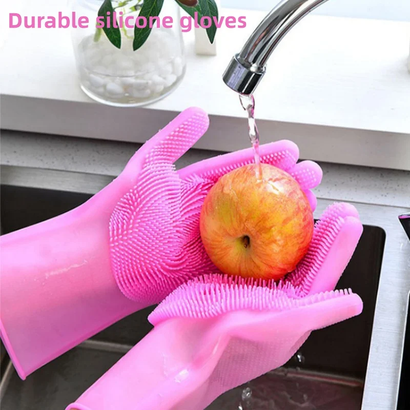 Dish Glove Rubber - قفازات مطاطية منزلية متعددة الاستخدامات غير