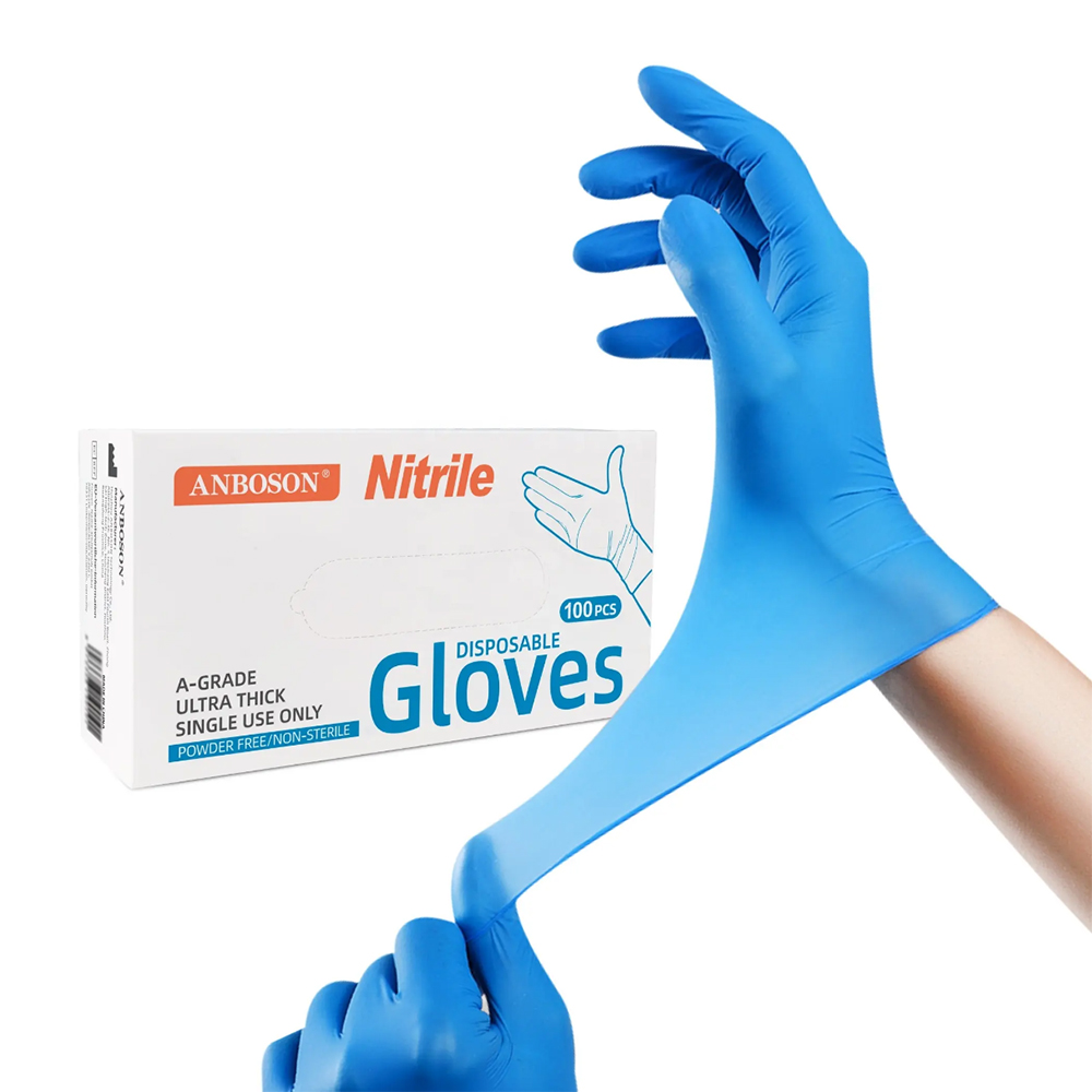 Exam Glove Nitrile - قفازات امتحان النتريل - قفازات آمنة
