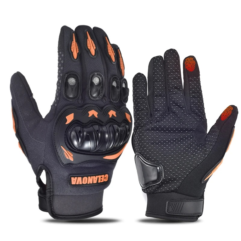 Motorcycle Glove Knuckle - جديد الرجال دراجة نارية قفازات الصلب