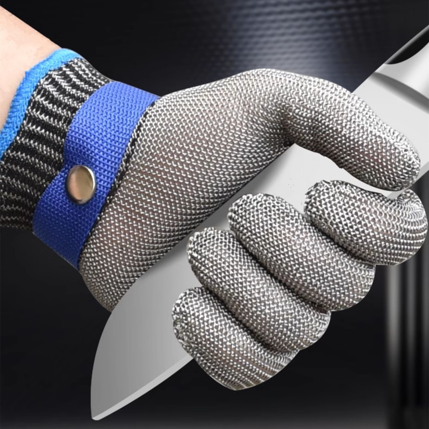 Cut Resistant Glove - مكافحة قطع شبكة قفاز معدني سلامة