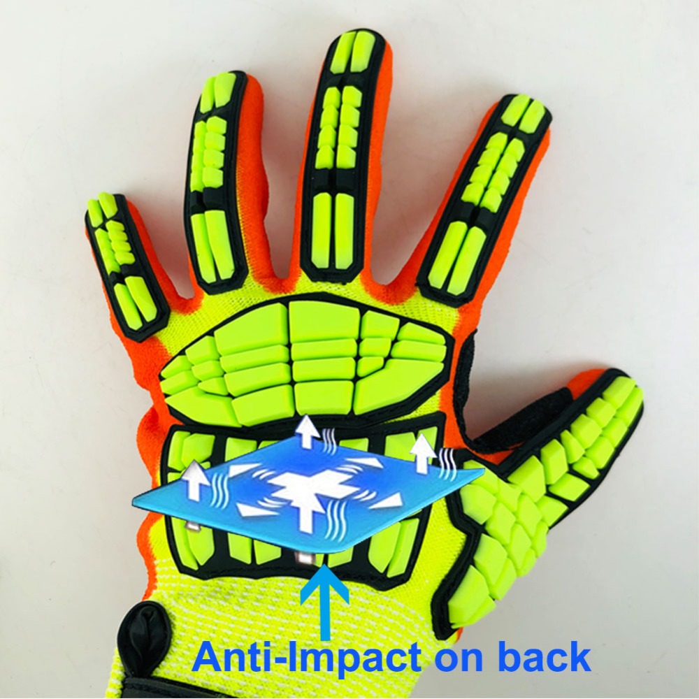 Work Glove Impact - NMSafety قطع مقاومة مستوى 5 سلامة