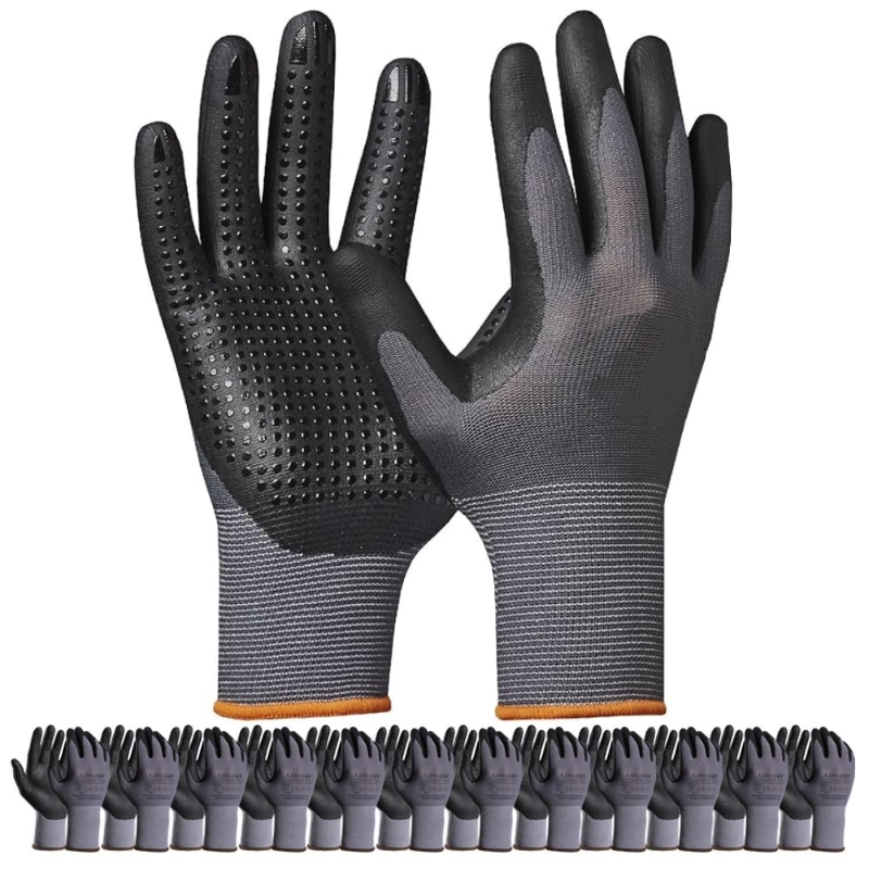 Nitrile Mechanic Glove - مايكرو رغوة النتريل المغلفة قفازات العمل