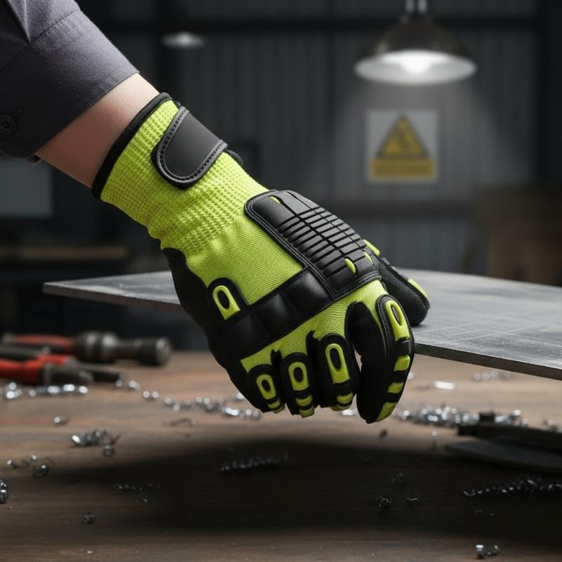 Work Glove Impact - قفازات عمل مقاومة للقطع ومضادة للاهتزاز