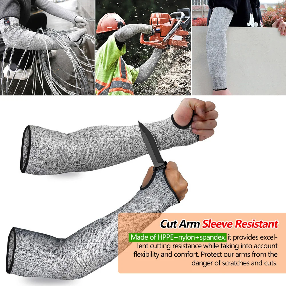 Cut Resistant Glove - سلامة الذراع كم العمل الذراع المعصم