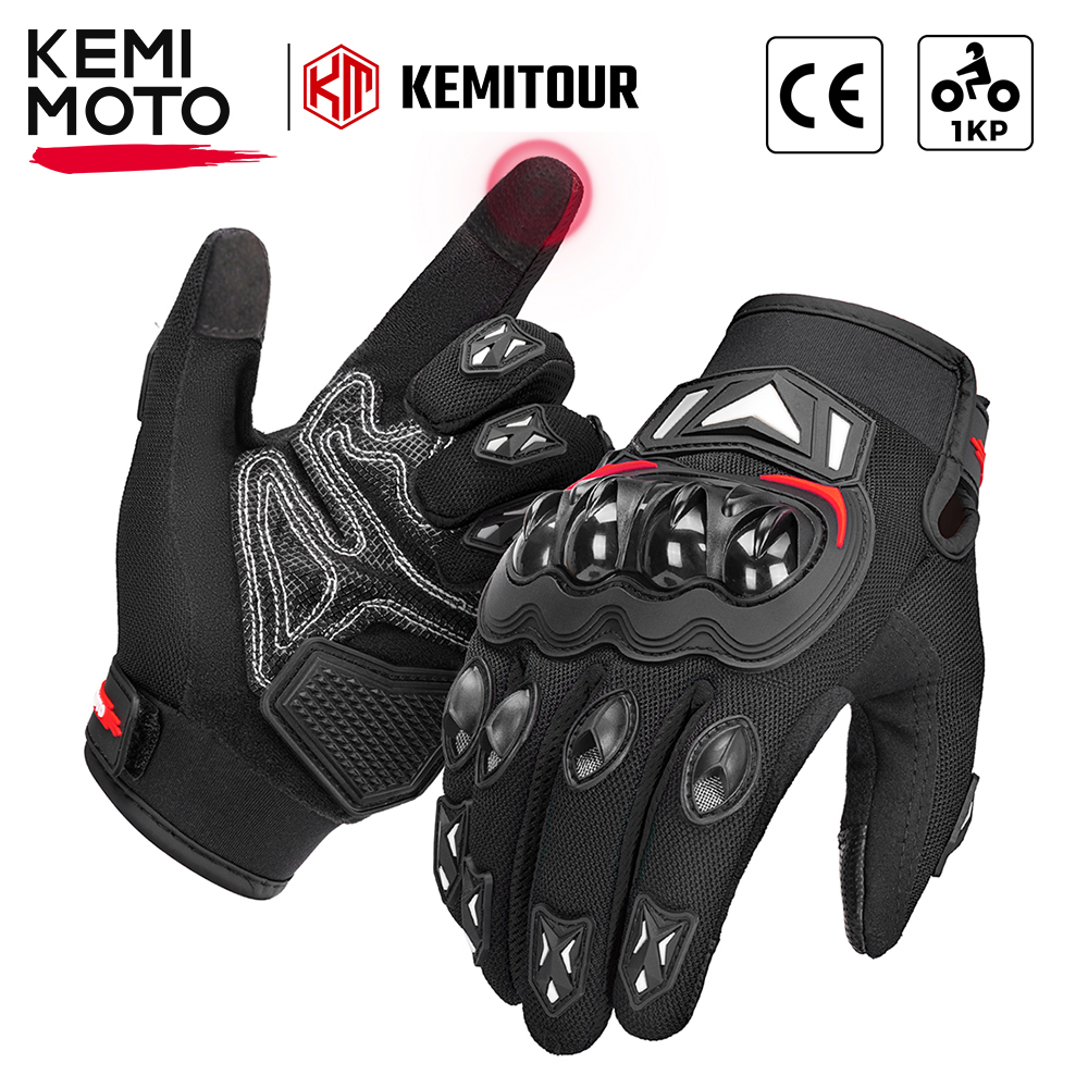 Cycling Glove Padded - KEMITOUR الصيف دراجة نارية قفازات CE