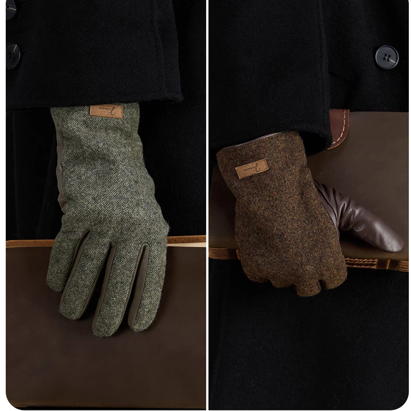 قفازات شتوية للرجال تعمل باللم - مراجعة Wool Glove Lined وسعره