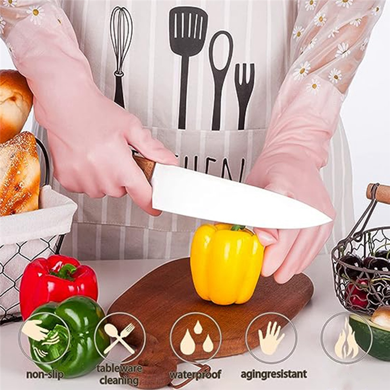 قفازات تنظيف الأطباق 3 أزواج - - مراجعة Rubber Glove Cleaning وسعره