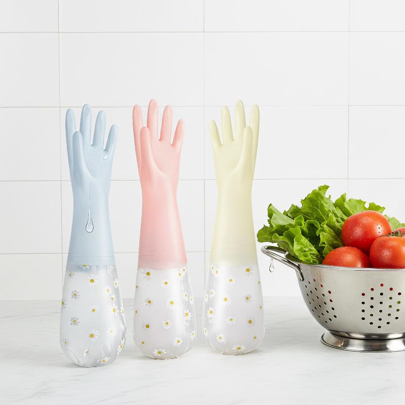 قفازات تنظيف منزلية مقاومة للم - مراجعة Rubber Glove Cleaning وسعره
