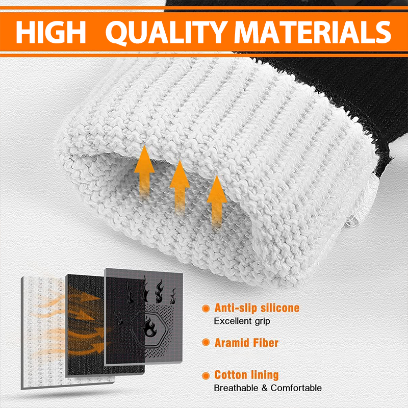 زوج واحد من قفازات الفرن، قفاز - مراجعة Oven Mitt Silicone وسعره