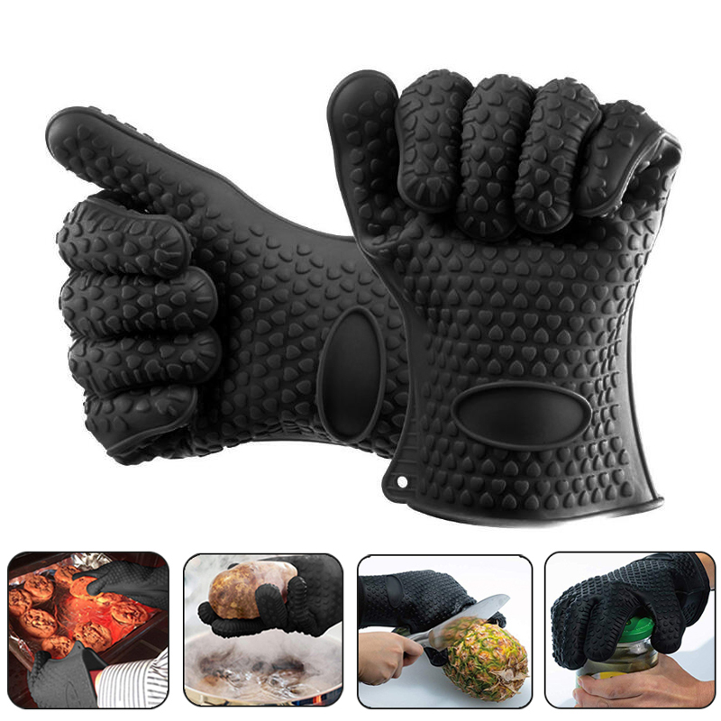 1/2 قطعة فرن قفازات الخبز قفاز - مراجعة Rubber Glove Cleaning وسعره