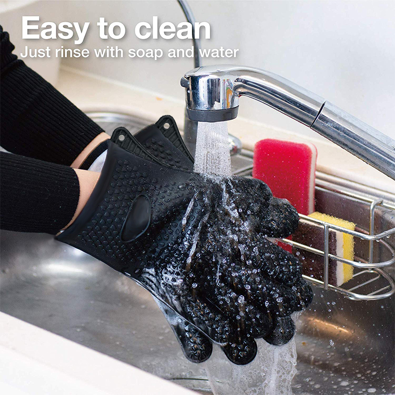1/2 قطعة فرن قفازات الخبز قفاز - مراجعة Rubber Glove Cleaning وسعره