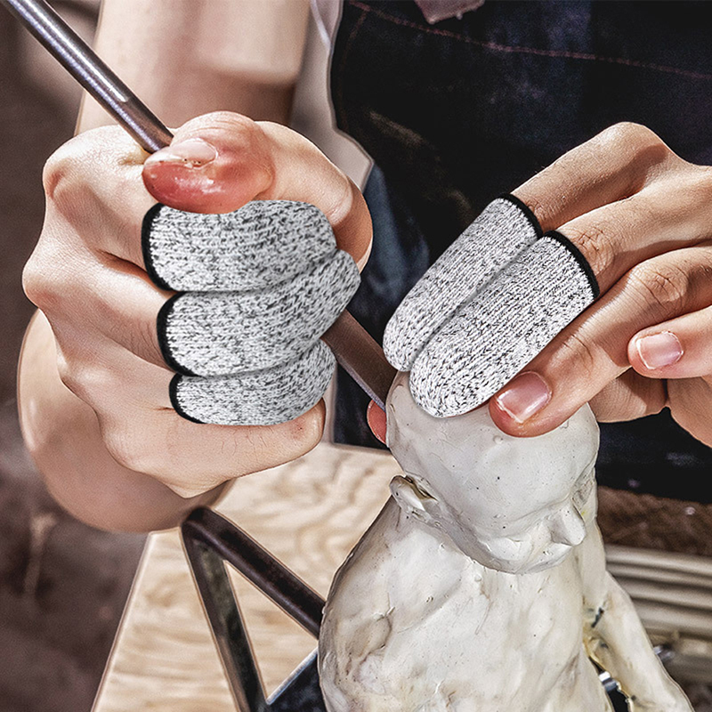 1 زوج غطاء للأصابع قطع مقاومة  - مراجعة Cut Resistant Glove وسعره