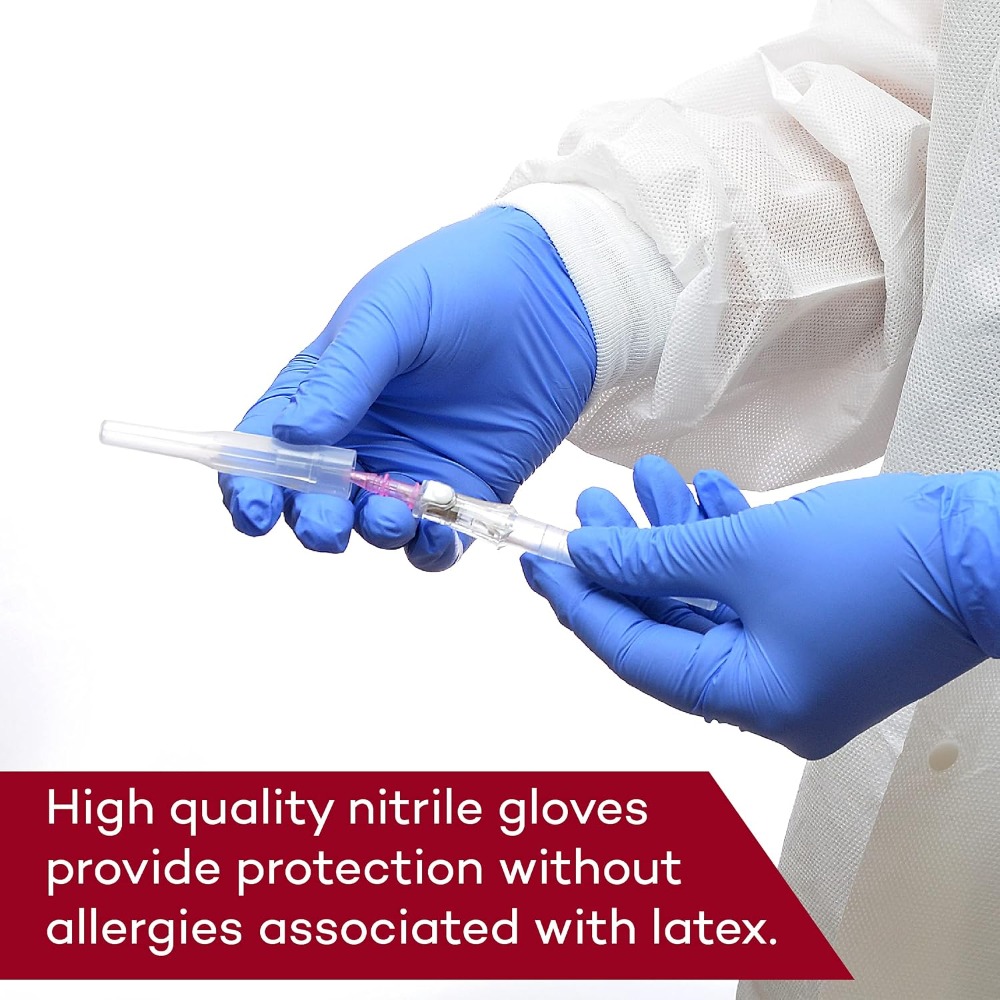 قفازات نتريل كبيرة الحجم للاست - مراجعة Exam Glove Nitrile وسعره