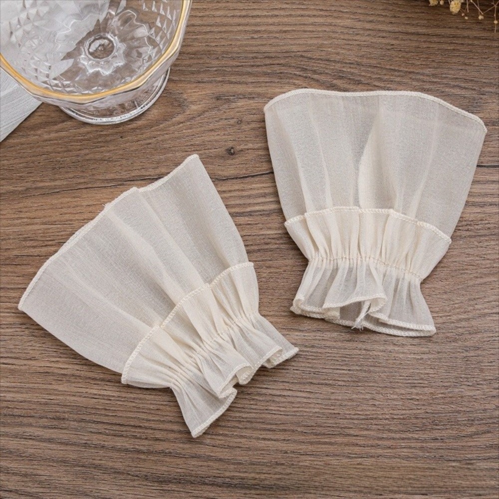 قفازات بدون أصابع مزينة بكشكشة - مراجعة Fingerless Glove Knit وسعره