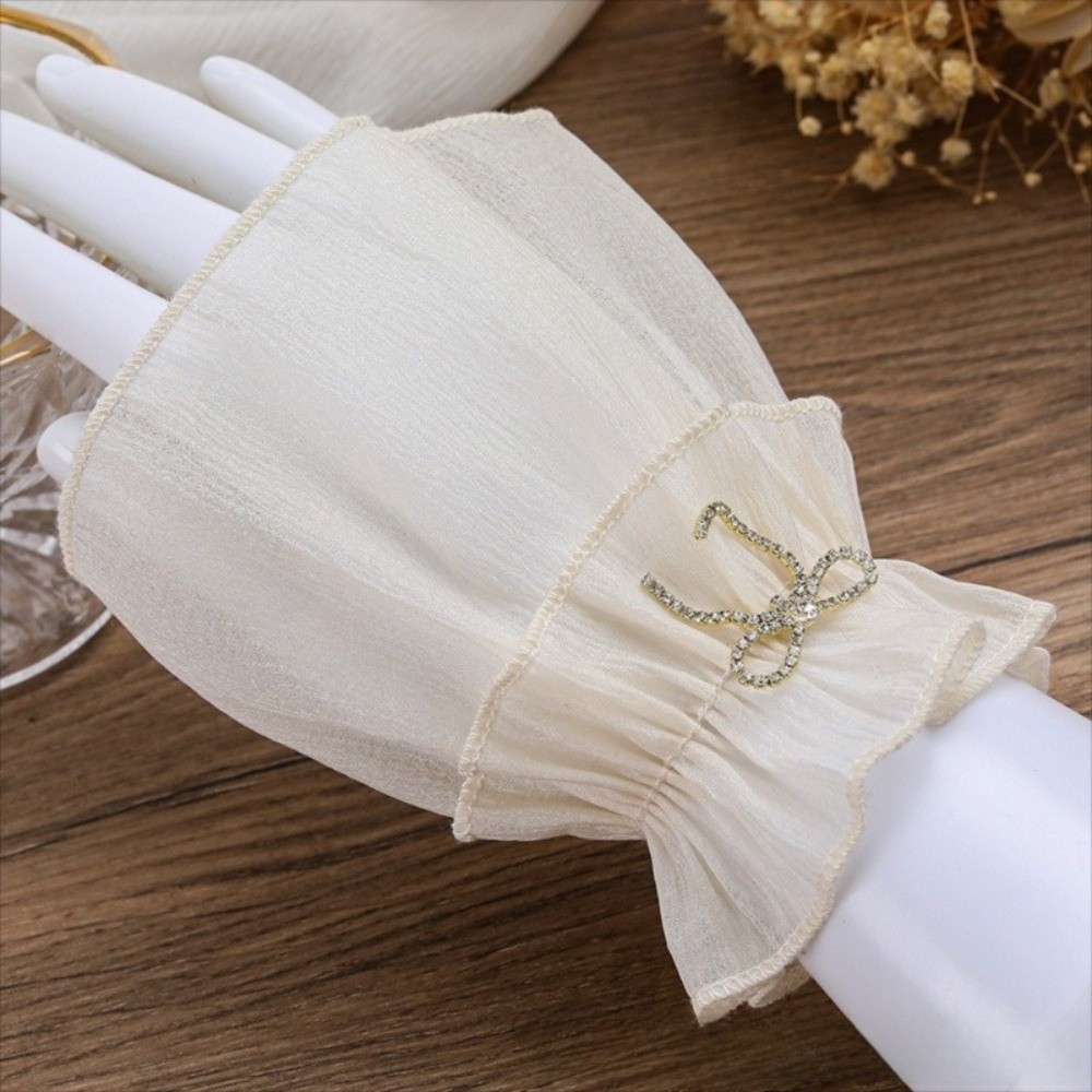 قفازات بدون أصابع مزينة بكشكشة - مراجعة Fingerless Glove Knit وسعره