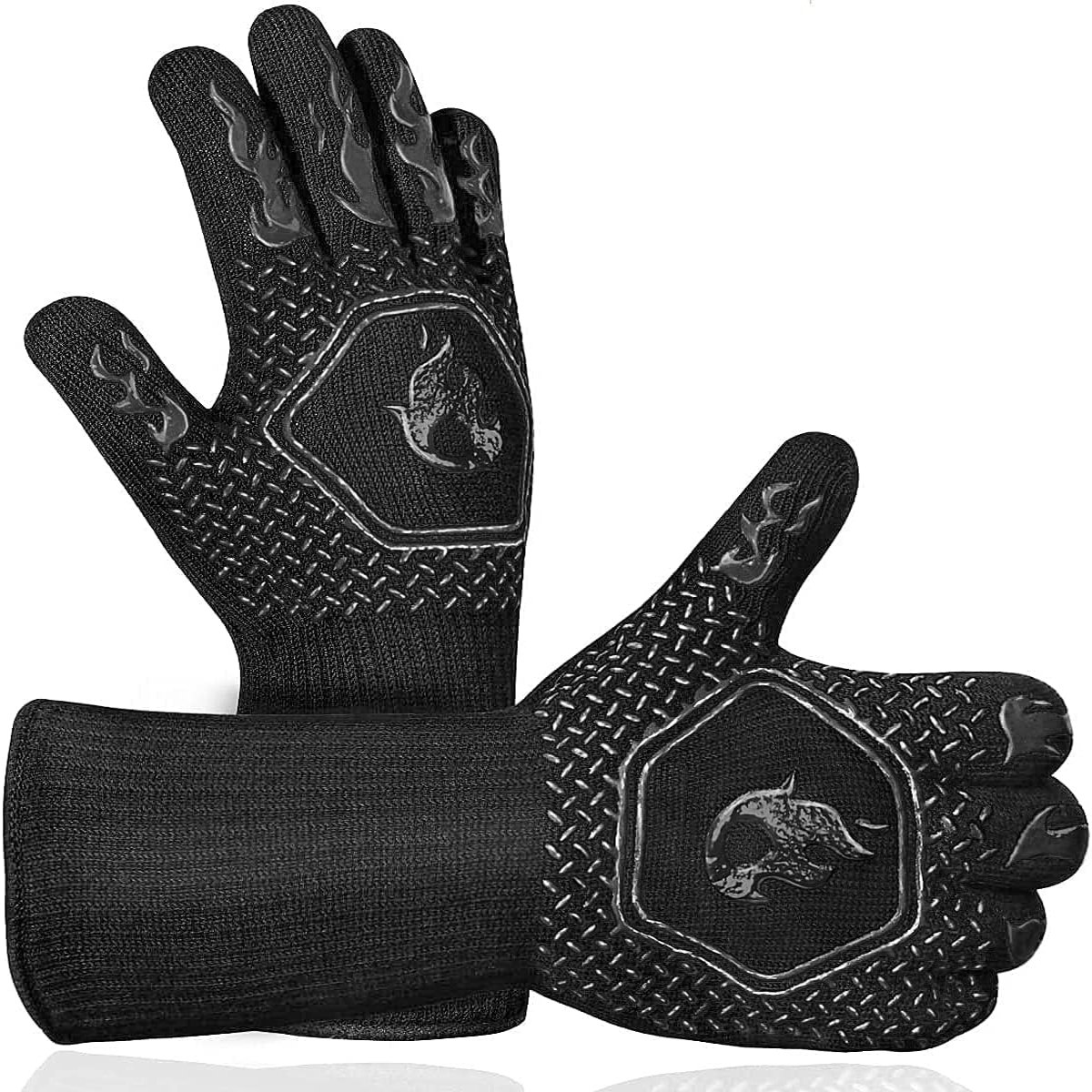 قفازات شواء للشواء مقاومة لدرج - مراجعة Oven Mitt Silicone وسعره