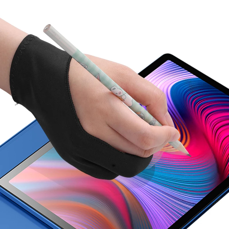 قفاز رسم بخاصية منع لمس راحة ا - مراجعة Touchscreen Glove Capacitive وسعره