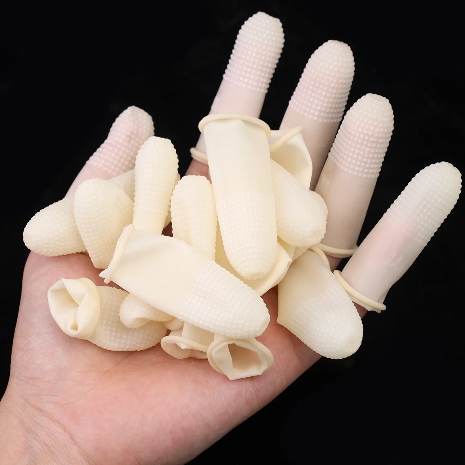 50-200 قطعة غطاء أصابع عدم الا - مراجعة Rubber Glove Cleaning وسعره