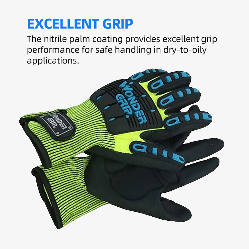 قفازات عمل آمنة بمقبض عجيب ، م - مراجعة Work Glove Impact وسعره