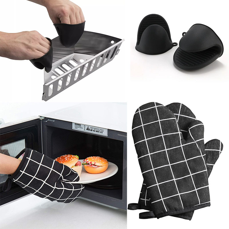 قفازات فرن مقاومة للحرارة من ا - مراجعة Oven Mitt Silicone وسعره