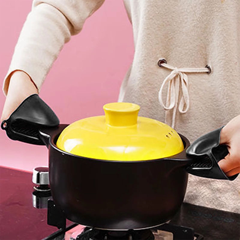 قفازات فرن مقاومة للحرارة من ا - مراجعة Oven Mitt Silicone وسعره