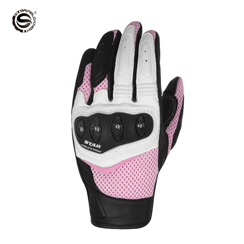 قفازات دراجات نارية نسائية من  - مراجعة Motorcycle Glove Knuckle وسعره