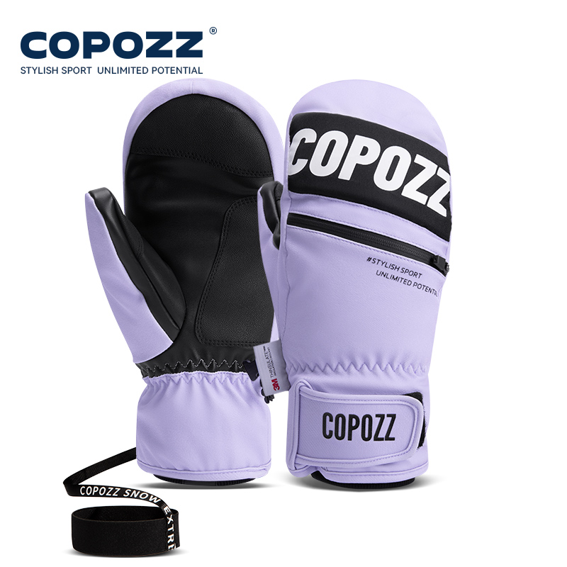 قفازات COPOZZ 3M Thinsulate لل - مراجعة Ski Glove Waterproof وسعره