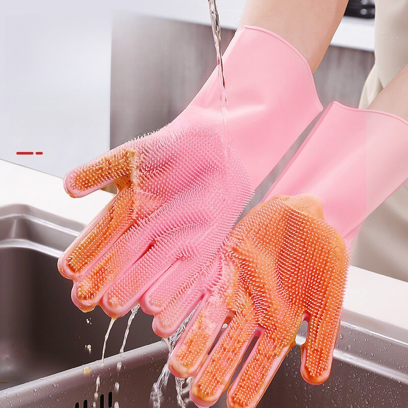 قفازات سيليكون لغسل الأطباق، ق - مراجعة Dish Glove Rubber وسعره