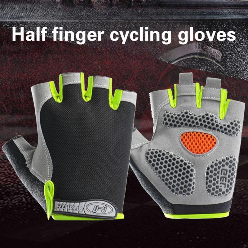 قفازات ركوب الدراجات نصف الأصا - مراجعة Fingerless Glove Knit وسعره