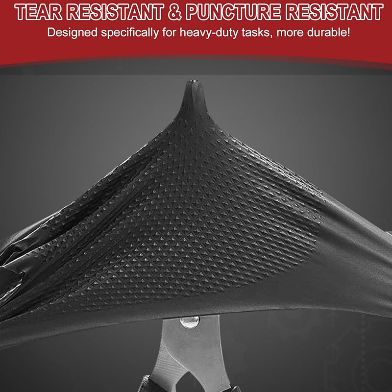 قفازات النتريل شديدة التحمل سم - مراجعة Nitrile Mechanic Glove وسعره