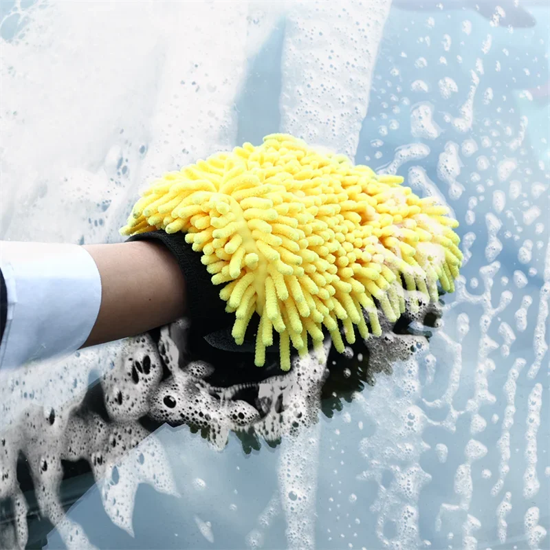 1/5 قطعة قفازات غسيل السيارات  - مراجعة Gardening Glove Waterproof وسعره