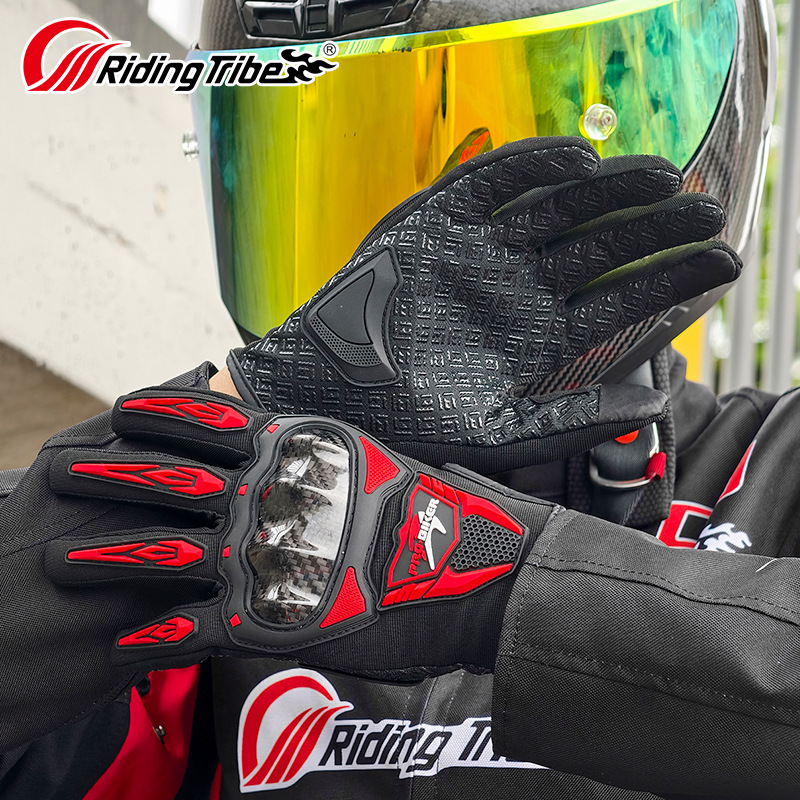 قفازات RidingTribe للدراجات ال - مراجعة Motorcycle Glove Knuckle وسعره