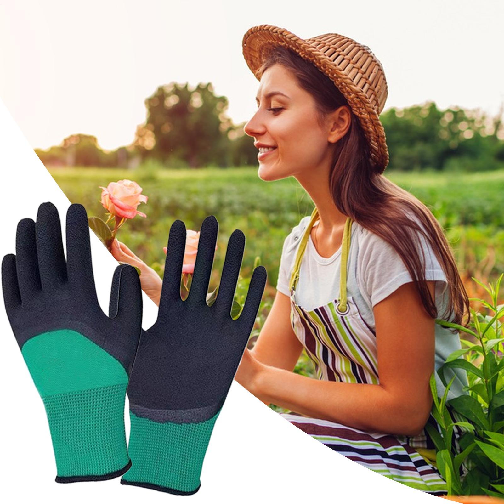 زوج واحد من قفازات الحدائق الم - مراجعة Gardening Glove Waterproof وسعره