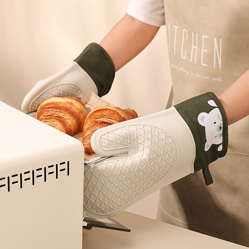 قفازات سيليكون عازلة للحرارة،  - مراجعة Oven Mitt Silicone وسعره
