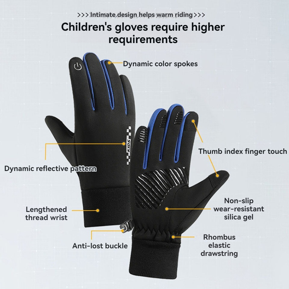 الشتاء قفازات الأطفال مبطن الر - مراجعة Ski Glove Waterproof وسعره
