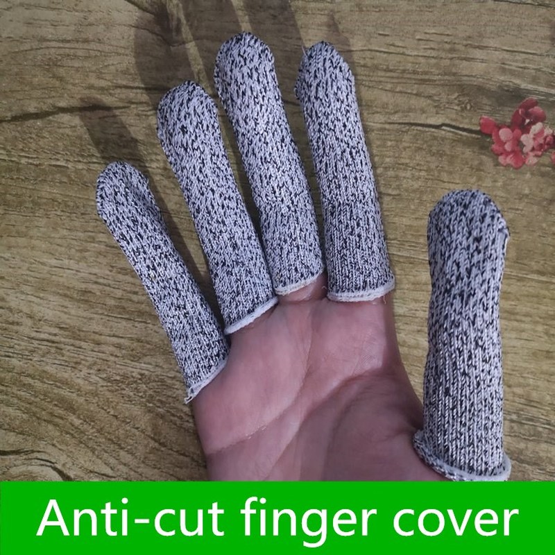 5 قطعة! مكافحة قطع غطاء للأصاب - مراجعة Cut Resistant Glove وسعره