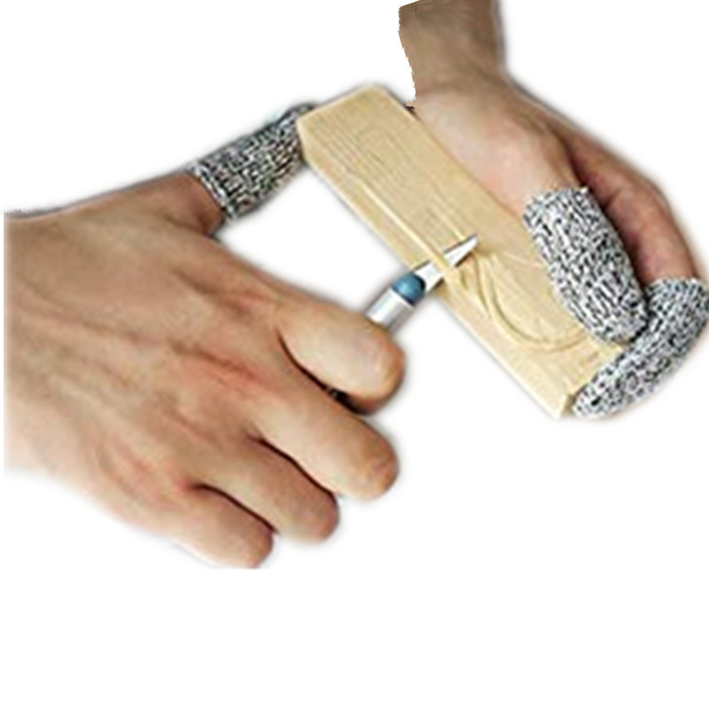5 قطعة! مكافحة قطع غطاء للأصاب - مراجعة Cut Resistant Glove وسعره