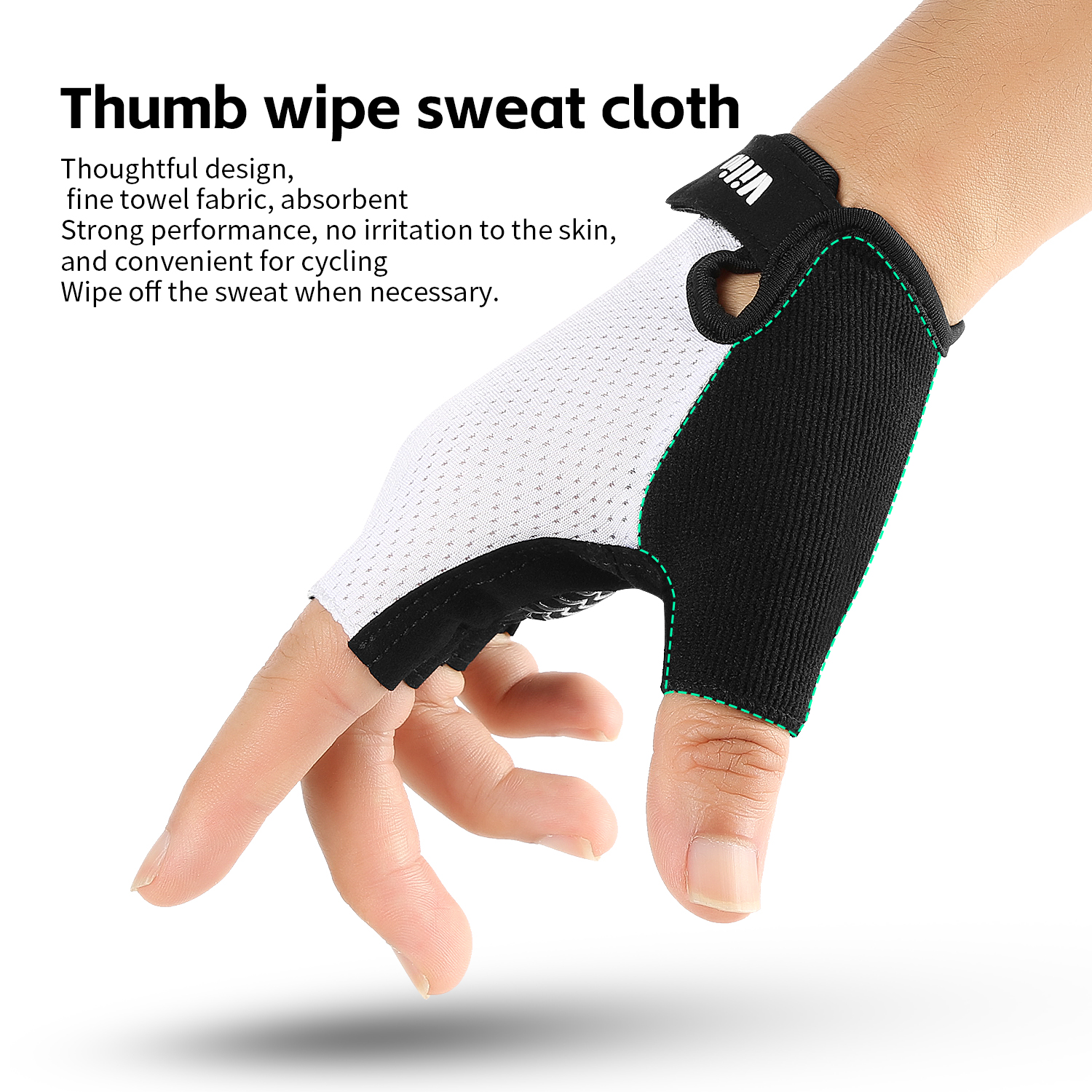 قفازات ركوب الدراجات نصف الأصا - مراجعة Workout Glove Gym وسعره