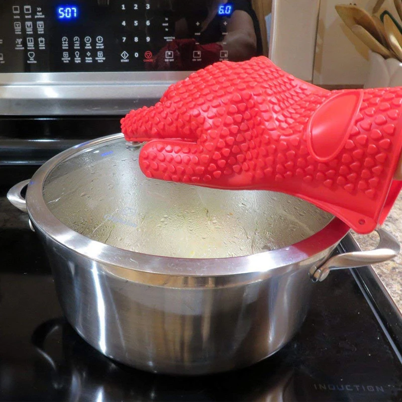 شواء سيليكون شواء قفازات قفازا - مراجعة Oven Mitt Silicone وسعره